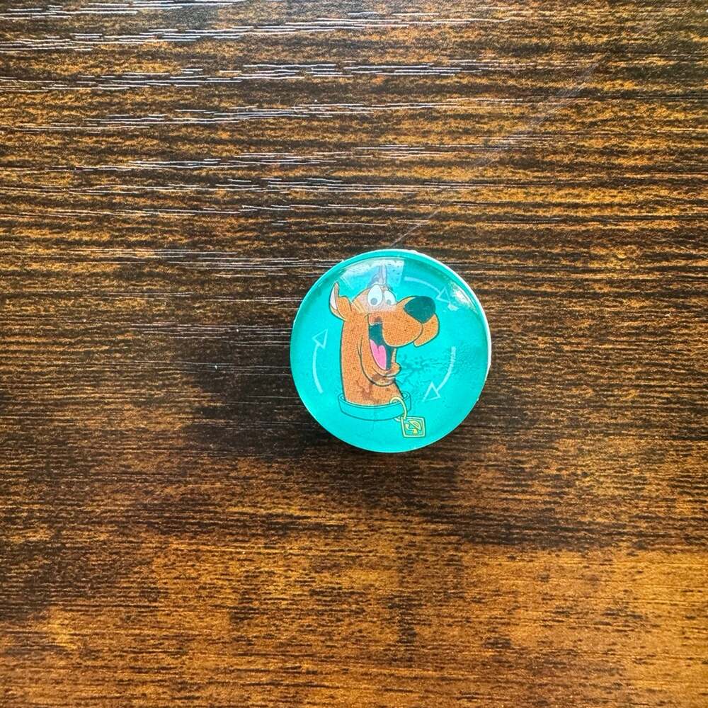 *Handmade Magnet* The Woobles Warner Bros. Scooby Doo Glass Magnet (Discounted)